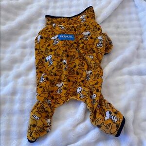 Snoopy dog pajamas size small